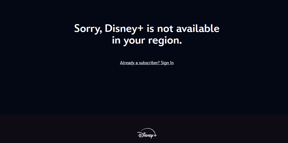 访问不了 Disney+