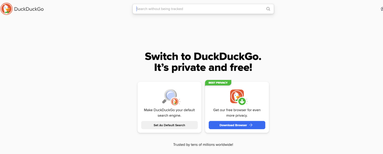 DuckDuckGo-一个主打“隐私保护”的搜索引擎