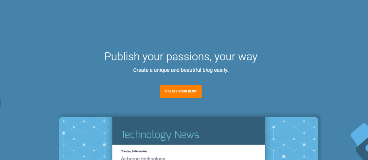 Blogspot-Google 推出的一个 免费博客平台